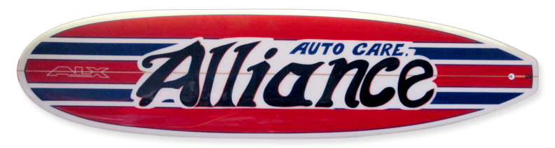 alliance-auto-care surfboard